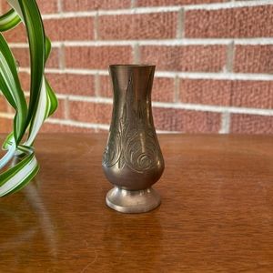 Small Brass Vintage Vase
